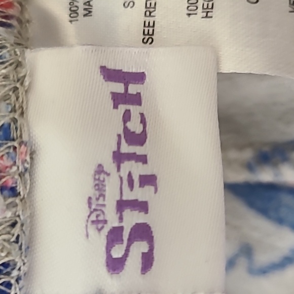 DISNEY STITCH Women's Fleece Pajama Jogger Sleep Lounge Pants - Size Small - Picture 10 of 12